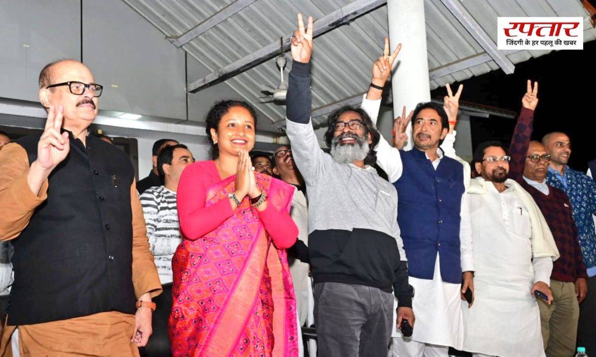 Hemant Soren and Kalpana Soren