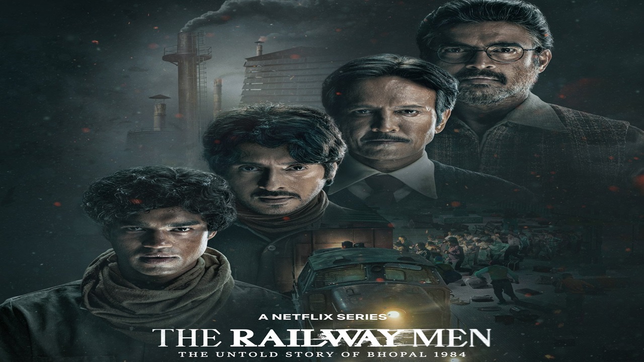 'द रेलवे मैन' का पोस्टर।