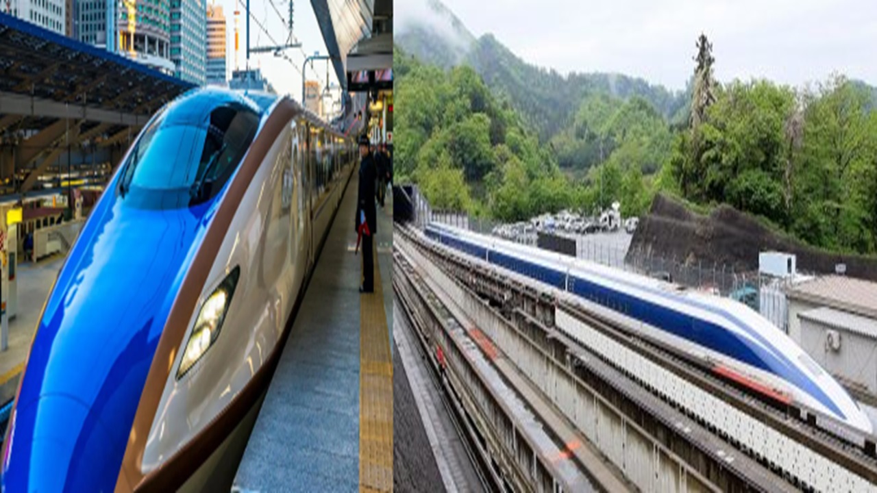 भारत में बुलेट ट्रेन।