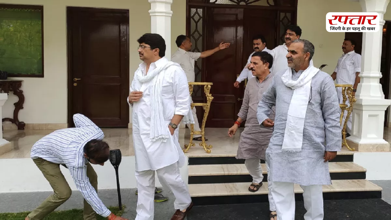 BJP candidate reached Beti Kothi to meet Raja Bhaiya