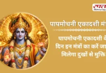 Papamochani Ekadashi Mantra: पापमोचनी एकादशी के दिन इन मंत्रों का करें जाप, मिलेगा दुखों से मुक्ति