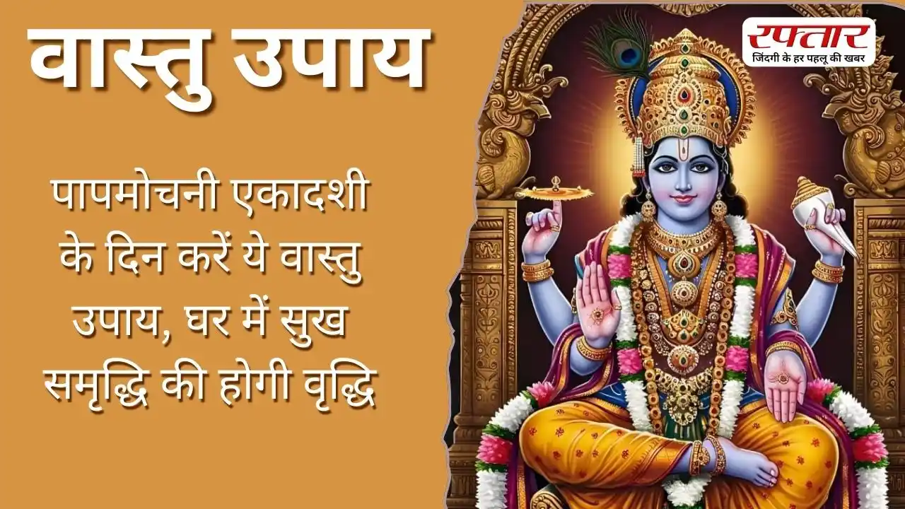 Vastu Tips: पापमोचनी एकादशी के दिन करें ये वास्तु उपाय, घर में सुख समृद्धि की होगी वृद्धि