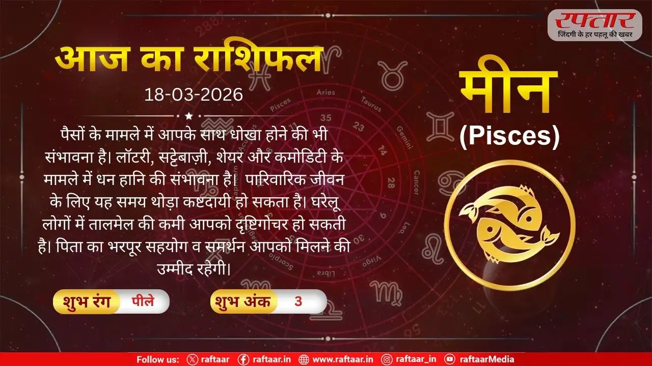 Astro Today 19 March 2026: मीन राशि- संपत्ति खरीदने के योग बन रहे हैं, जीवन सामान्य रुप से चलता रहेगा
