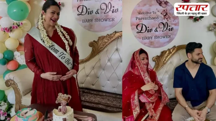 Divyanka Tripathi की गोद भराई की तस्वीरें वायरल, प्रेग्नेंसी ग्लो के साथ फ्लॉन्ट किया बेबी बंप