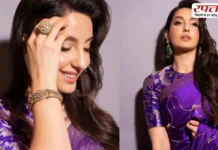 Nora Fatehi की हॉटनेस ने ढाया कहर, साड़ी में एक्ट्रेस ने कराया फोटोशूट