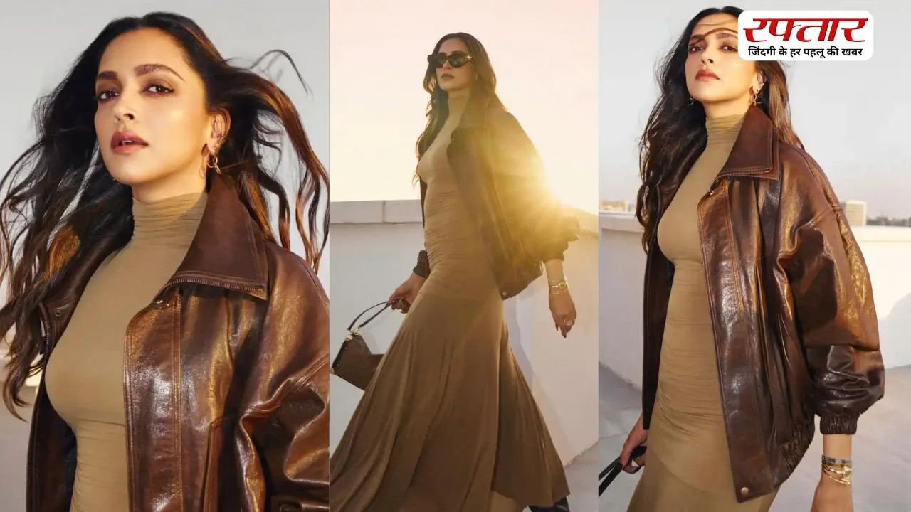 Deepika Padukone ने लेदर जैकेट में ढाया कहर, बढ़ गया इंटरनेट का पारा