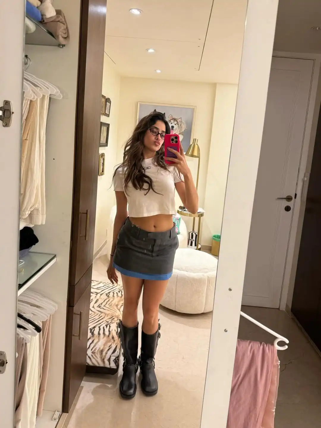 Janhvi Kapoor Summer Special Short Skirt 