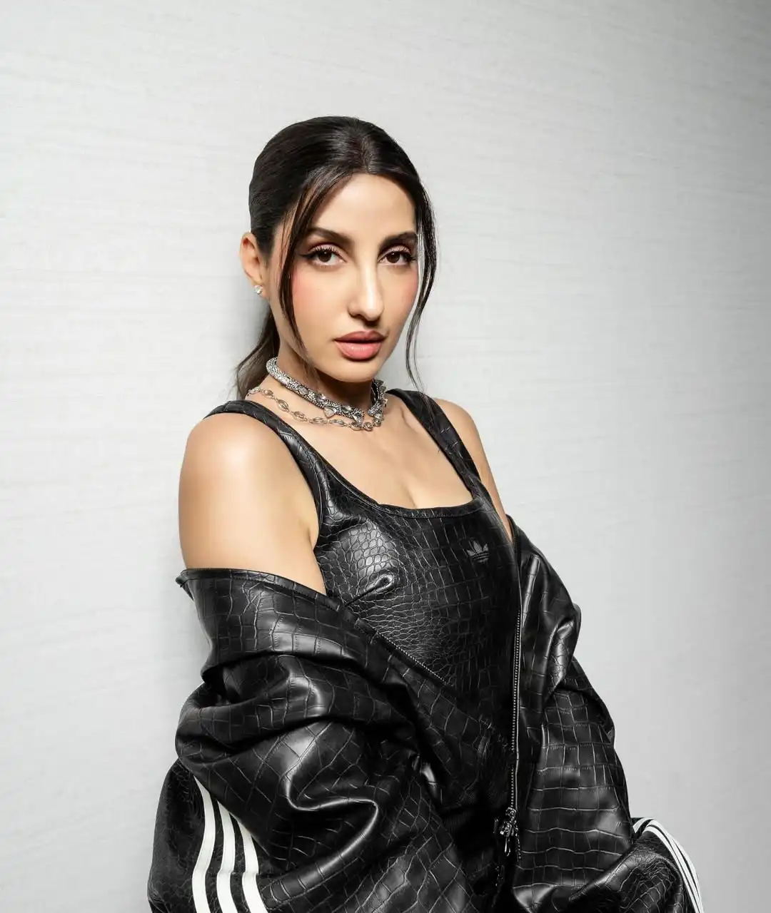 Nora Fatehi Black Jacket Photoshoot
