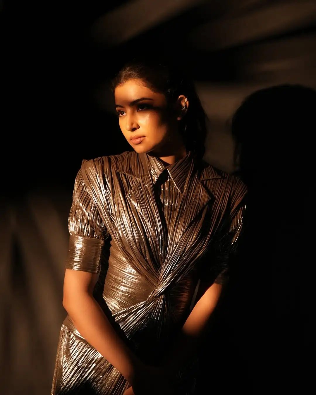 Sara Arjun Chocolate Dress Look