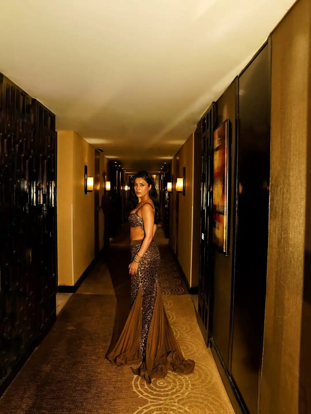 Shehnaaz Gill Glam Look (Credit: Instagram) 