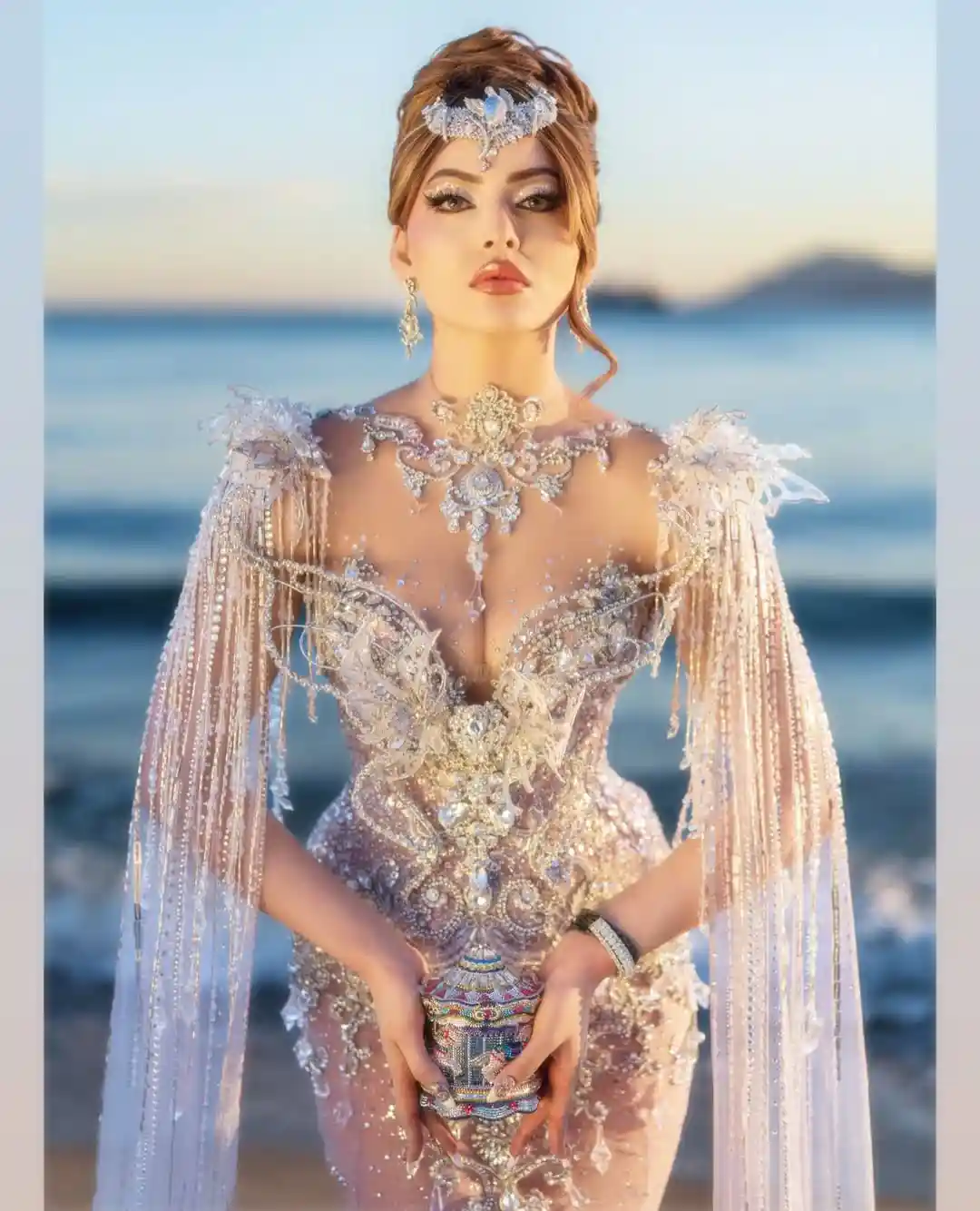 Urvashi RautelaCannes Look (Credit: Instagram