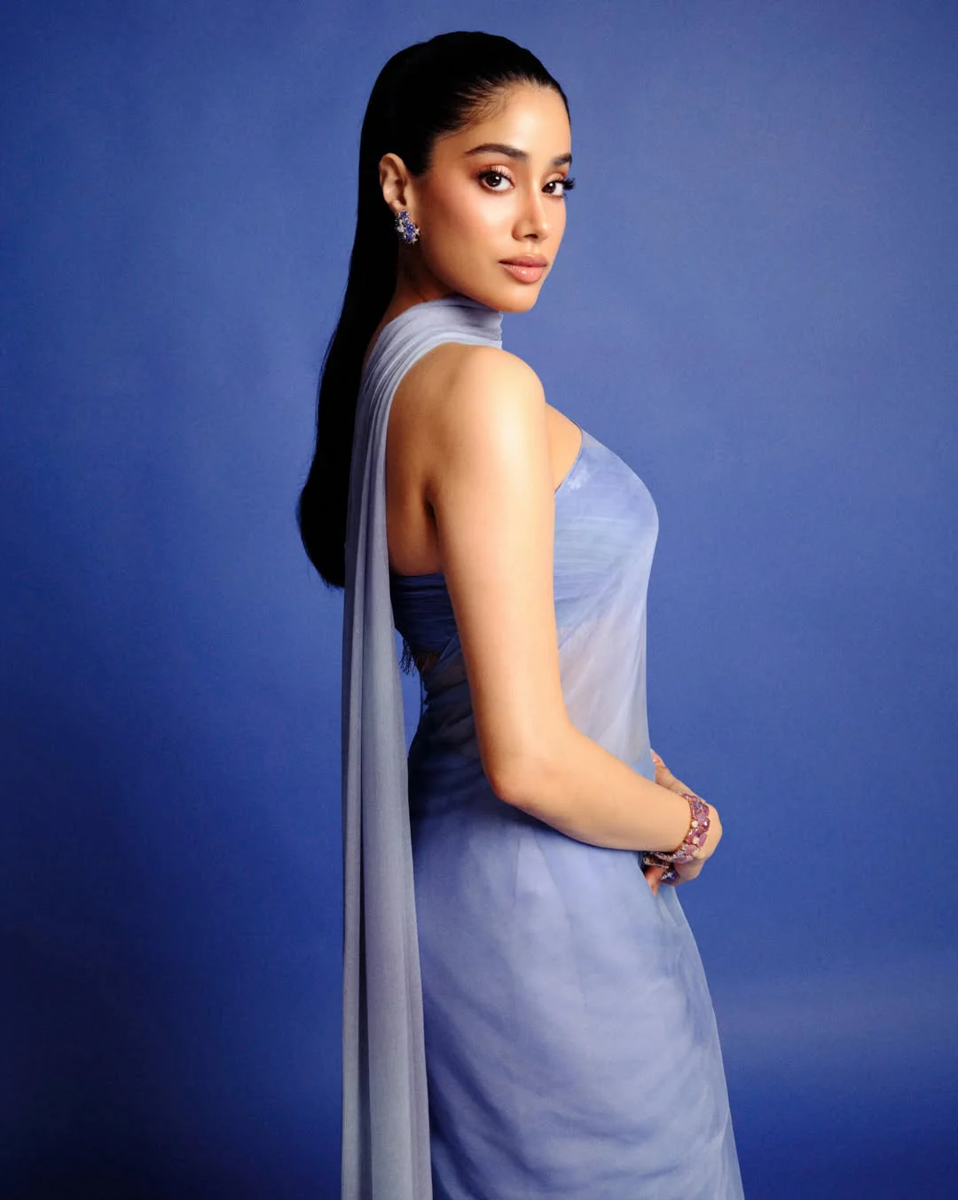 Janhvi Kapoor Saree Look (Credit: Instagram) 