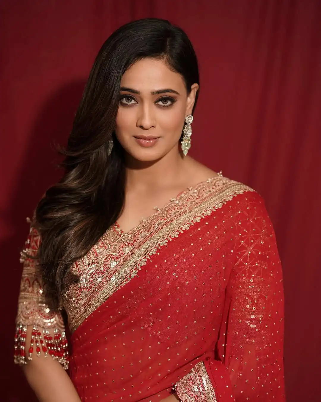 Shweta Tiwari Saree Look (Credit: Instagram) 