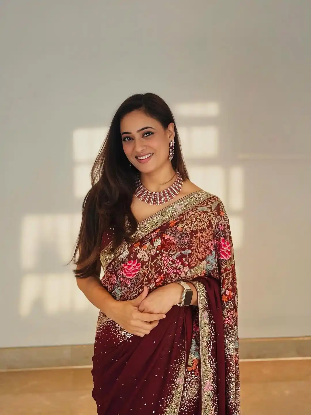 Shweta Tiwari Saree Look (Credit: Instagram) 