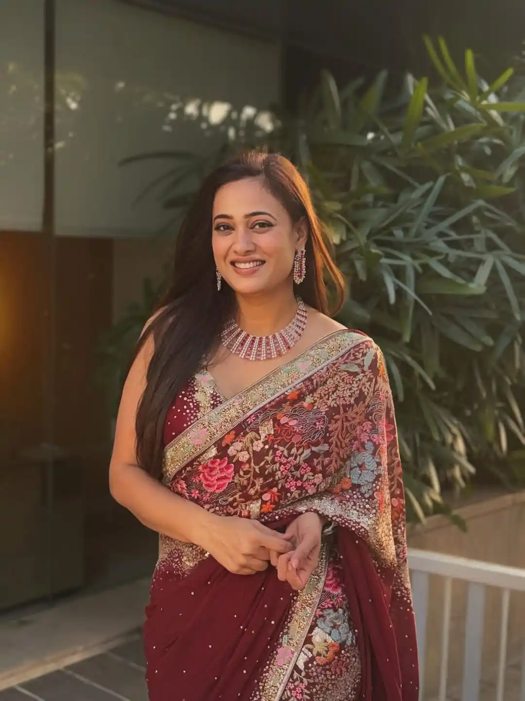 Shweta Tiwari Saree Look (Credit: Instagram) 