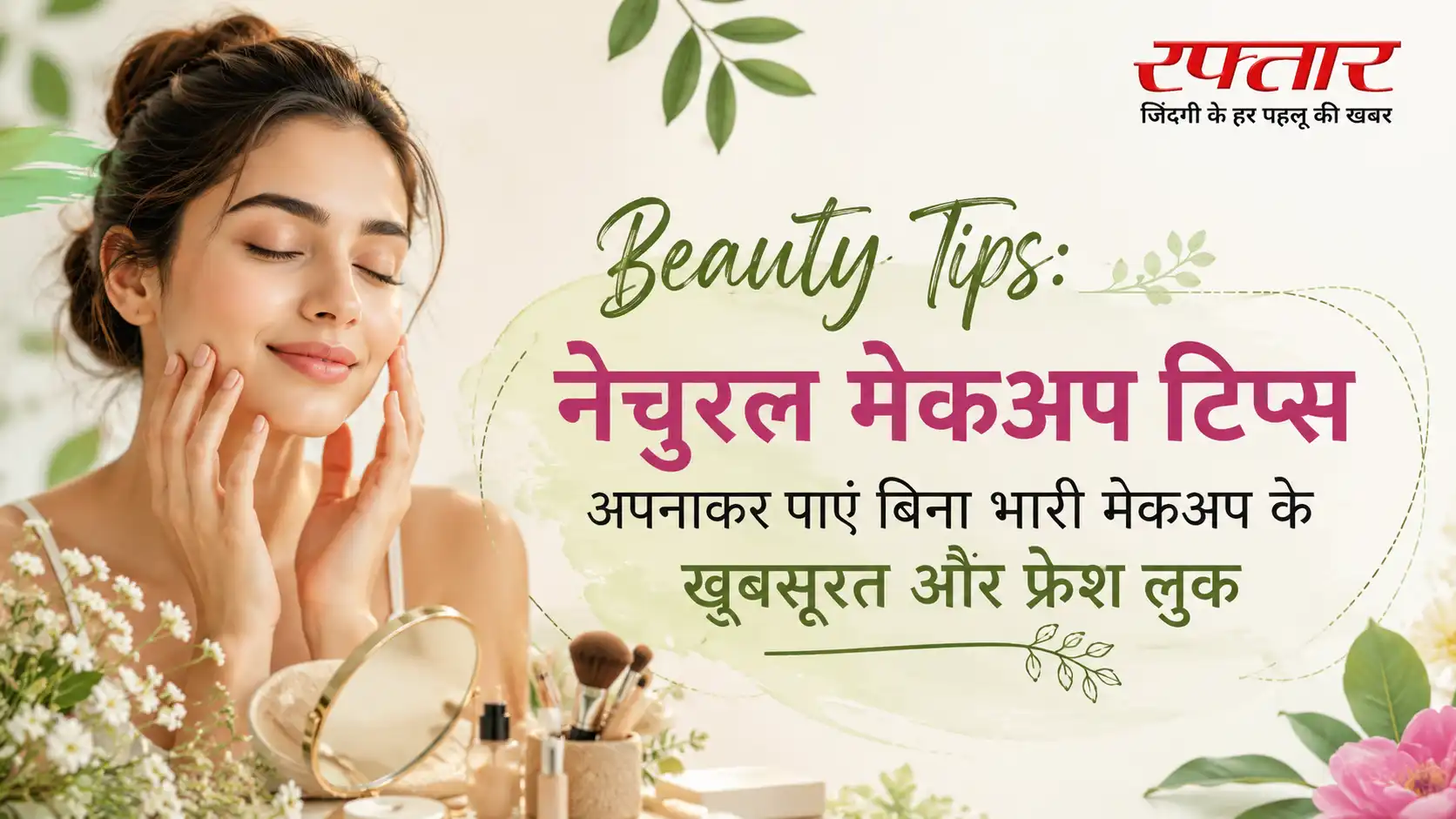 Beauty Tips: नेचुरल मेकअप टिप्स अपनाकर पाएं बिना भारी मेकअप के खूबसूरत और फ्रेश लुक