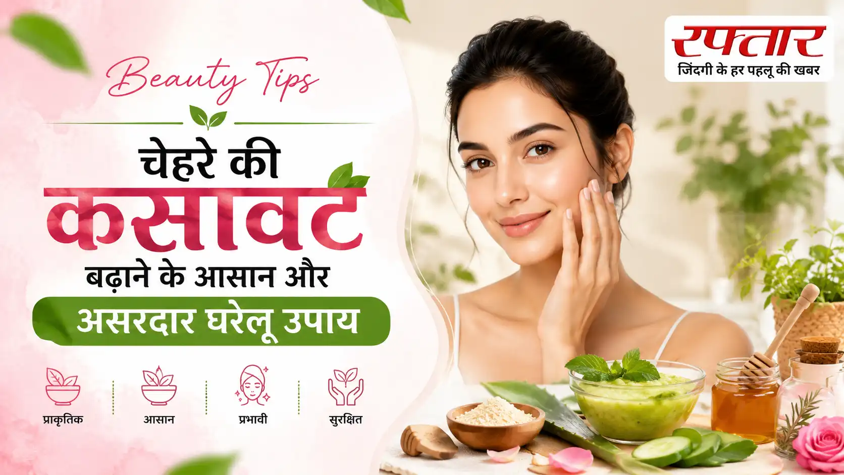 Beauty Tips: चेहरे की कसावट बढ़ाने के आसान और असरदार घरेलू उपाय